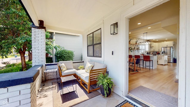 615 Orange St, Indianapolis, IN 46203 - porch with outdoor lounge area