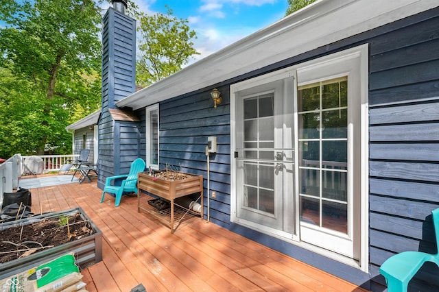 6933 Grey Wolf Dr, Hamblen Township, IN 46164 - view of deck