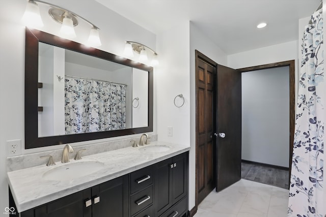 8510 N Carroll Rd, Indianapolis, IN 46236 - full bathroom with double vanity