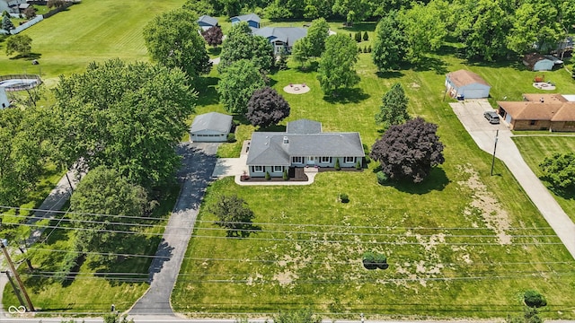 8510 N Carroll Rd, Indianapolis, IN 46236 - drone / aerial view