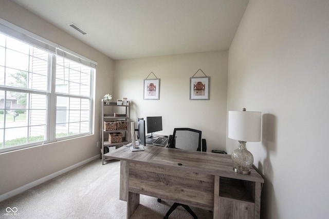 14514 Glapthorn Rd, Fishers, IN 46037 - office with baseboards and light colored carpet