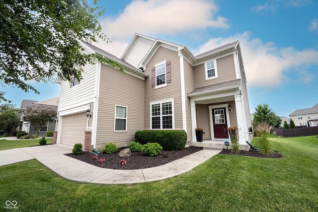 14514 Glapthorn Rd, Fishers, IN 46037 - traditional-style house with driveway and a garage