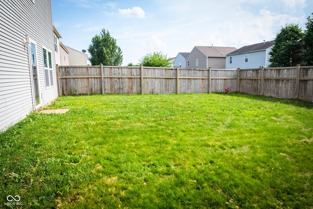 2388 Cedarmill Dr, Franklin, IN 46131 - fenced backyard featuring a residential view