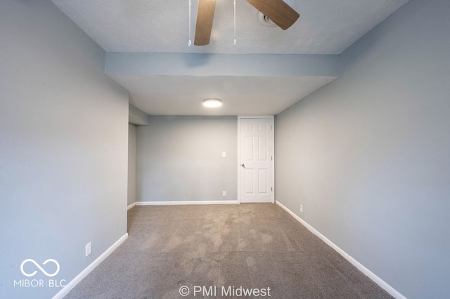 5050 W Regent St, Indianapolis, IN 46241 - carpeted spare room with baseboards and a ceiling fan