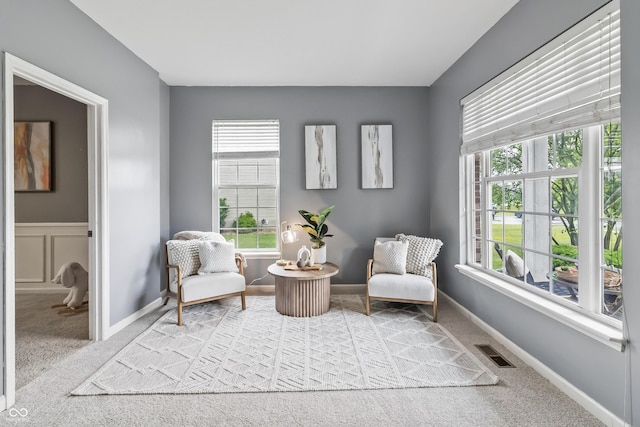 8663 N Commonview Dr, Mccordsville, IN 46055 - sitting room with carpet flooring and plenty of natural light