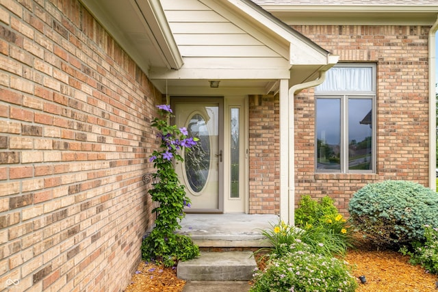 1105 Sarah Ct, Greenwood, IN 46142 - view of exterior entry with brick siding