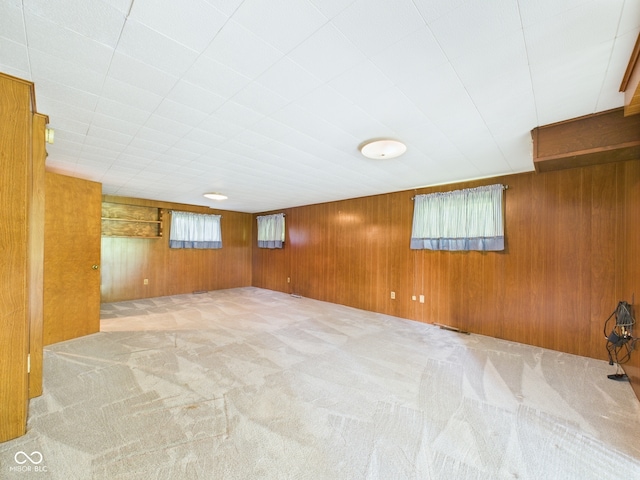 4733 E 100 S, Anderson, IN 46017 - below grade area with carpet flooring and wood walls