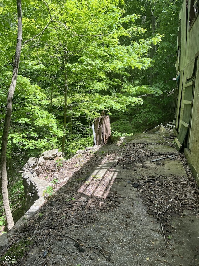 11124 S County Road 225 W, Cloverdale, IN 46120 - view of yard featuring a wooded view