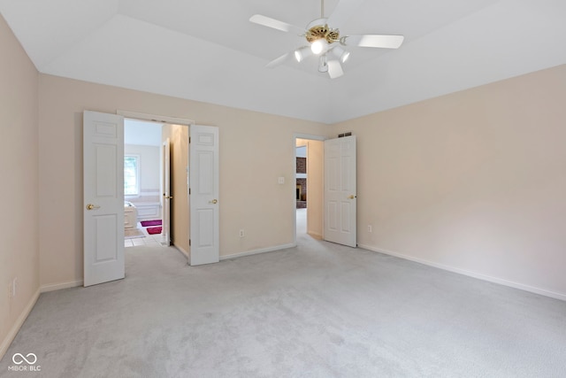 9175 Lakewind Dr, Indianapolis, IN 46256 - unfurnished bedroom featuring light carpet and ceiling fan