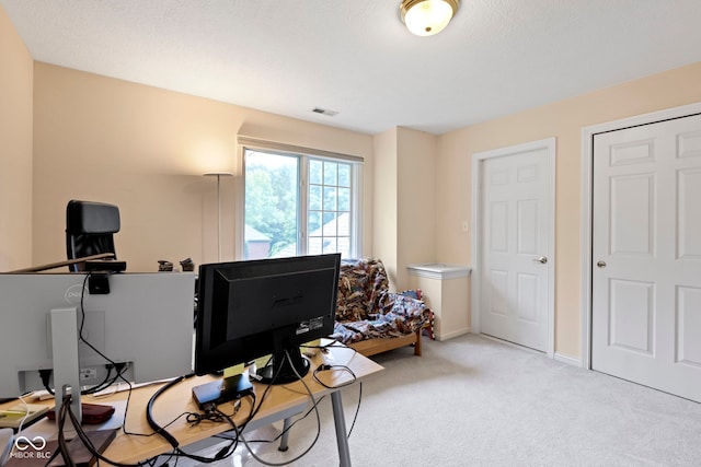 9175 Lakewind Dr, Indianapolis, IN 46256 - carpeted home office featuring baseboards