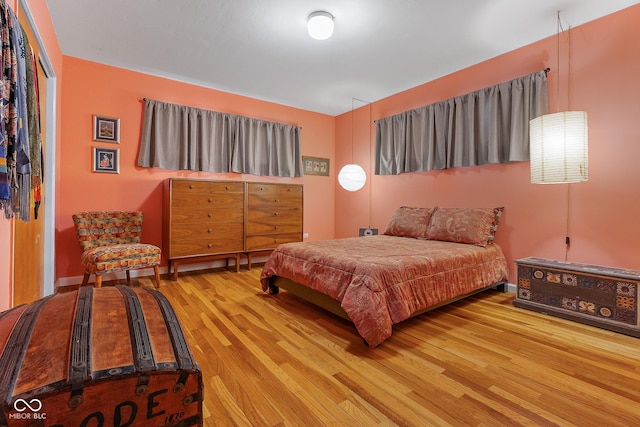 2233 Washington St, Columbus, IN 47201 - bedroom featuring wood finished floors