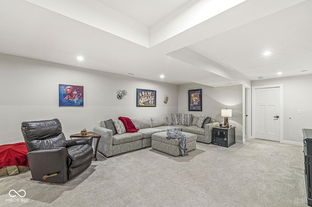 1107 Mccray Ln, Westfield, IN 46074 - living area with light colored carpet and recessed lighting