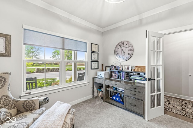 1107 Mccray Ln, Westfield, IN 46074 - home office with carpet and baseboards