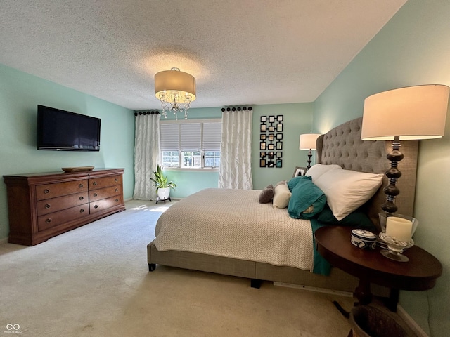 5491 Vin Rose Ln, Lawrence, IN 46226 - bedroom with carpet flooring and a textured ceiling