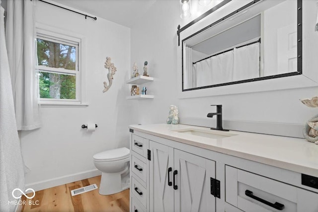 3459 E 650 N, Windfall, IN 46076 - full bathroom featuring vanity and wood finished floors