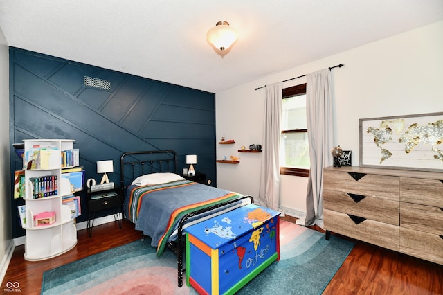 7242 Highburry Dr, Indianapolis, IN 46256 - bedroom with wood finished floors and baseboards