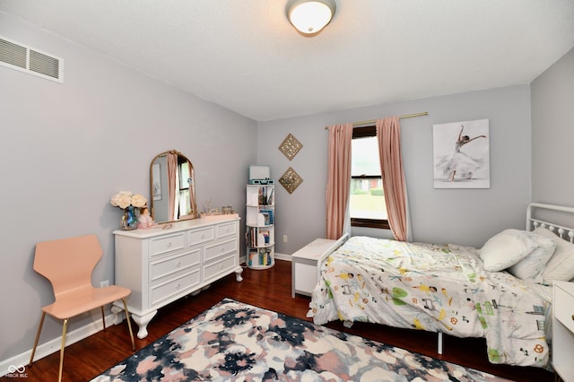 7242 Highburry Dr, Indianapolis, IN 46256 - bedroom featuring dark wood-style floors and baseboards