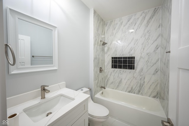2159 W 58th St NW, Indianapolis, IN 46228 - bathroom featuring vanity and shower / tub combination