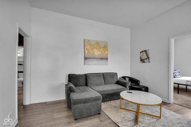 1141 N Shadeland Ave, Indianapolis, IN 46219 - living room with wood finished floors and baseboards