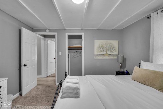 1141 N Shadeland Ave, Indianapolis, IN 46219 - bedroom featuring carpet floors and a closet