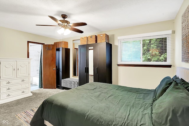 7504 Troon Ct, Indianapolis, IN 46237 - bedroom with carpet flooring and ceiling fan