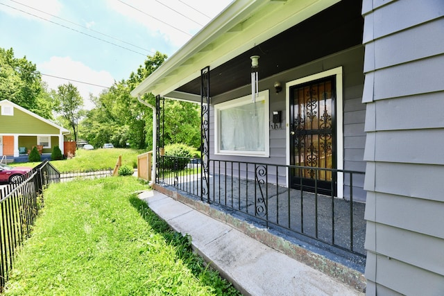 1346 W 27th St, Indianapolis, IN 46208 - property entrance with a porch