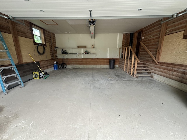 2858 N Stout Rd, Liberty, IN 47353 - garage with a garage door opener