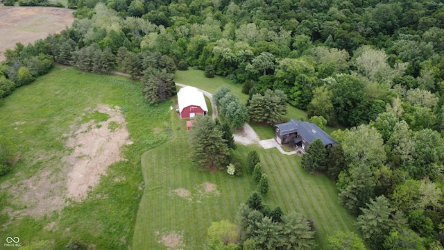 2858 N Stout Rd, Liberty, IN 47353 - view of property location featuring a heavily wooded area