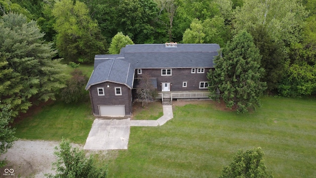 2858 N Stout Rd, Liberty, IN 47353 - aerial view of property and surrounding area