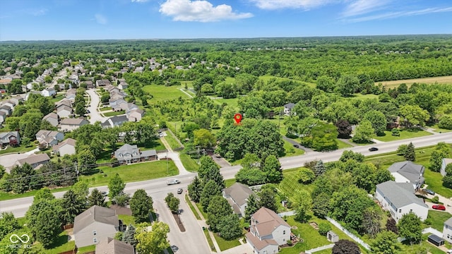 1914 S Avon Ave, Avon, IN 46123 - aerial perspective of suburban area featuring a forest