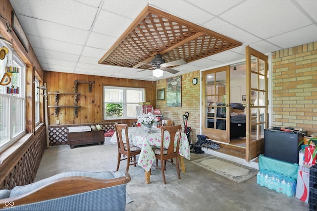 1914 S Avon Ave, Avon, IN 46123 - sunroom / solarium featuring a ceiling fan