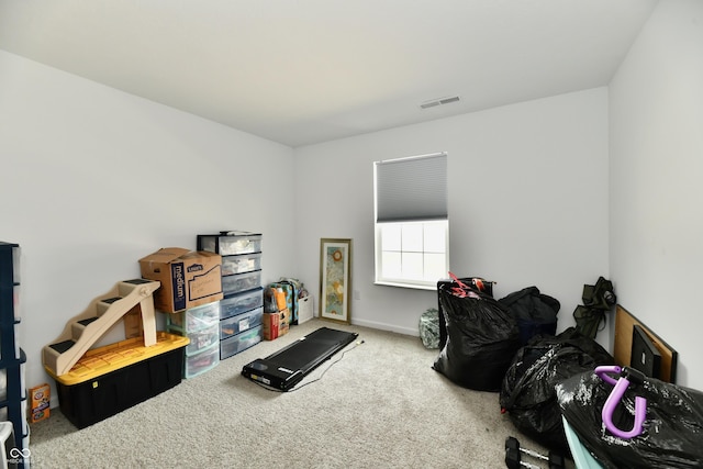 6883 Honeysuckle Way, Pendleton, IN 46064 - recreation room with carpet flooring and baseboards