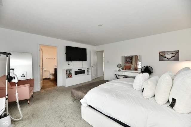 6883 Honeysuckle Way, Pendleton, IN 46064 - bedroom with carpet floors and ensuite bathroom