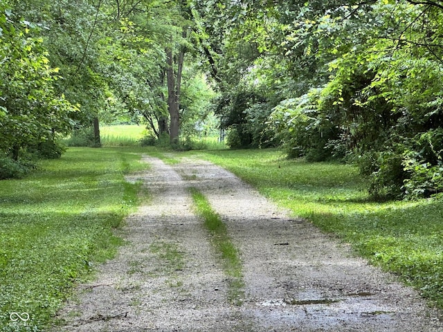 7811 N County Road 500 E, Pittsboro, IN 46167 - view of street with a wooded view