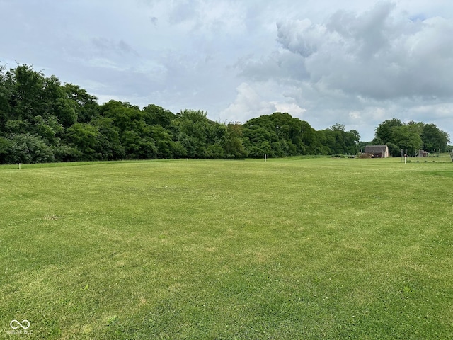 7811 N County Road 500 E, Pittsboro, IN 46167 - view of green lawn featuring a view of trees and a view of rural / pastoral area