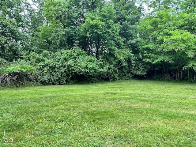 7811 N County Road 500 E, Pittsboro, IN 46167 - view of grassy yard with a view of trees