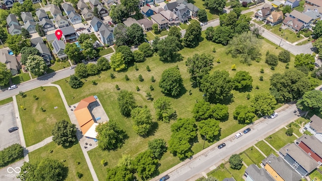 2020 N Park Ave, Indianapolis, IN 46202 - aerial view of property's location with nearby suburban area