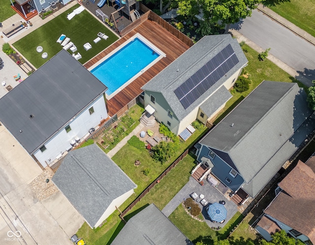 2020 N Park Ave, Indianapolis, IN 46202 - bird's eye view of a pool