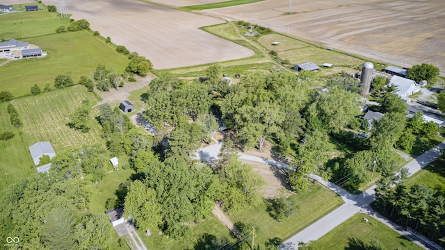 496 N County Road 325 W, Danville, IN 46122 - aerial view of property's location featuring rural landscape