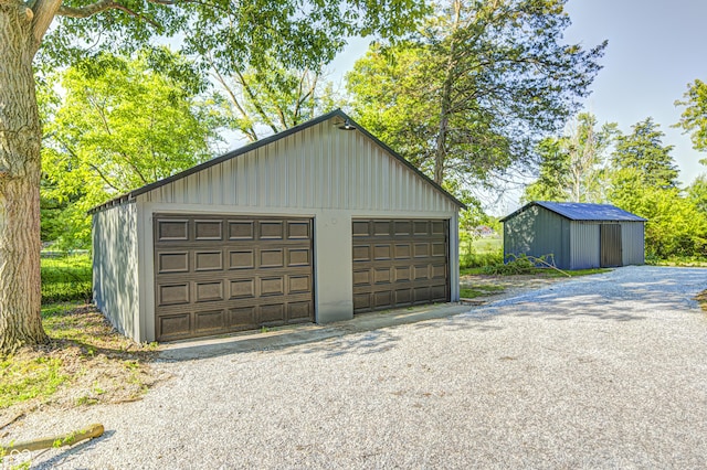 496 N County Road 325 W, Danville, IN 46122 - view of detached garage