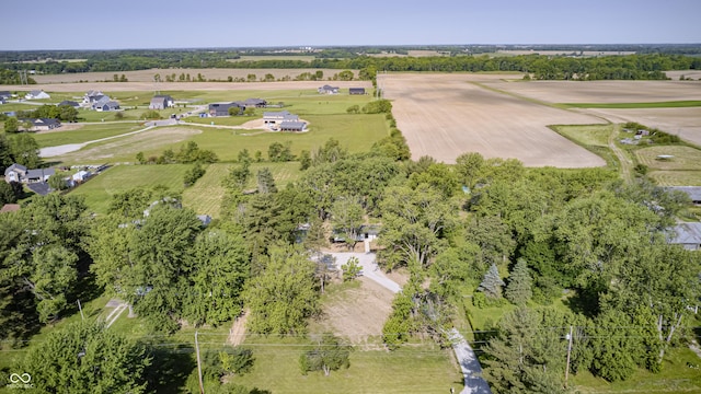 496 N County Road 325 W, Danville, IN 46122 - aerial view of property's location with rural landscape and a tree filled landscape