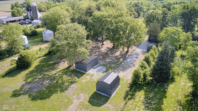 496 N County Road 325 W, Danville, IN 46122 - drone / aerial view