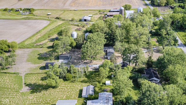 496 N County Road 325 W, Danville, IN 46122 - aerial overview of property's location with rural landscape