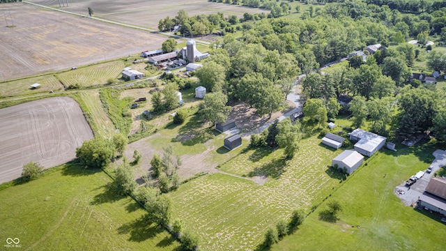 496 N County Road 325 W, Danville, IN 46122 - aerial view of property's location with rural landscape