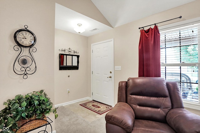 1056 Hilltop Commons Blvd, Whiteland, IN 46184 - tiled entryway with baseboards and vaulted ceiling