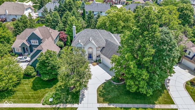 4763 Woods Edge Dr, Zionsville, IN 46077 - aerial view of residential area