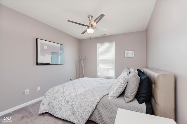 8425 Codesa Way, Indianapolis, IN 46278 - carpeted bedroom with baseboards and ceiling fan