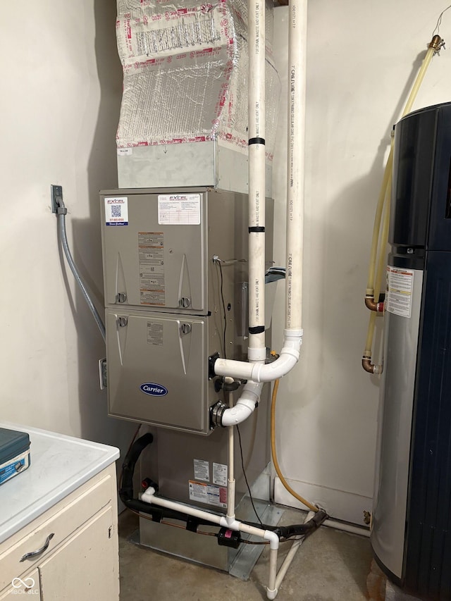 5148 Constitution Ct, Columbus, IN 47203 - utilities featuring water heater and heating unit