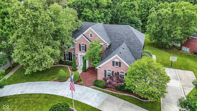 4075 Dartmoor Dr, Greenwood, IN 46143 - aerial view of property and surrounding area