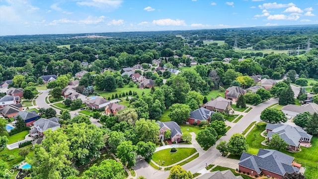4075 Dartmoor Dr, Greenwood, IN 46143 - aerial perspective of suburban area